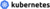 Kubernetes logo.